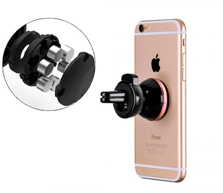 Automobilinis telefono laikiklis Hoco CA3, tvirtinamas ant ventiliacijos grotelių, magnetinis