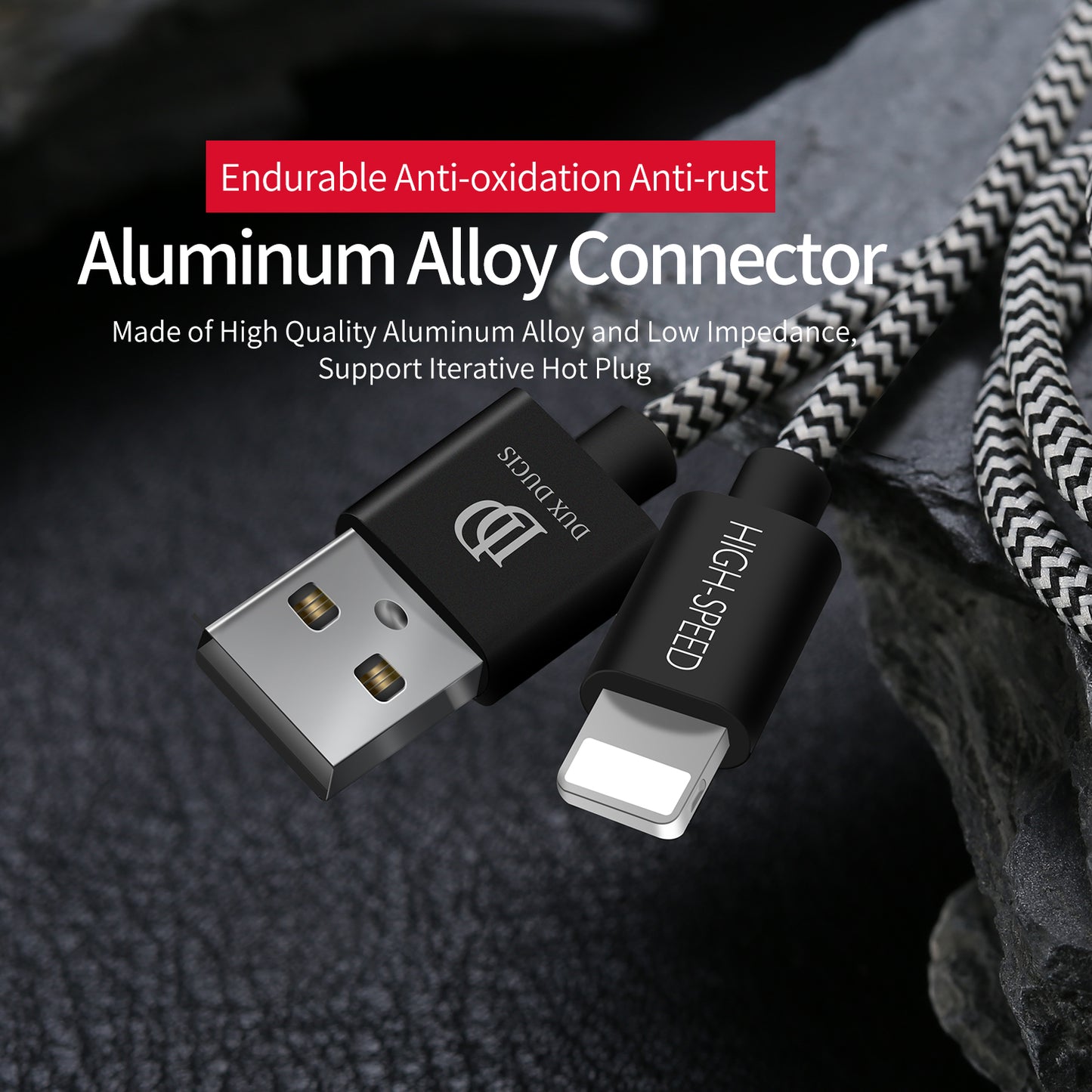 USB kabelis Dux Ducis K-ONE Lightning FastCharging 1.0m