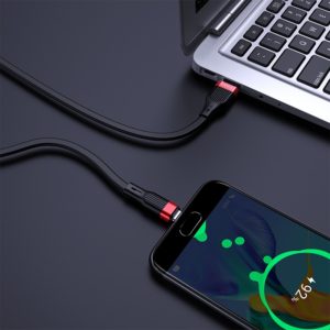 USB kabelis Hoco U72 Type-C 1.2m silikoninis juodas