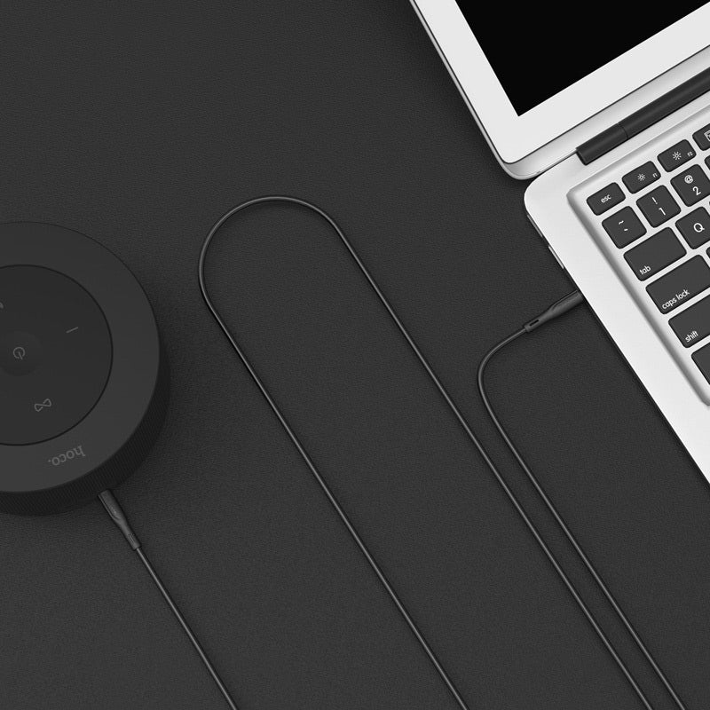 Audio adapteris 3,5mm į 3,5mm Borofone BL1 juodas