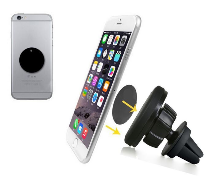 Automobilinis telefono laikiklis CPH-26, tvirtinamas ant ventiliacijos grotelių, magnetinis