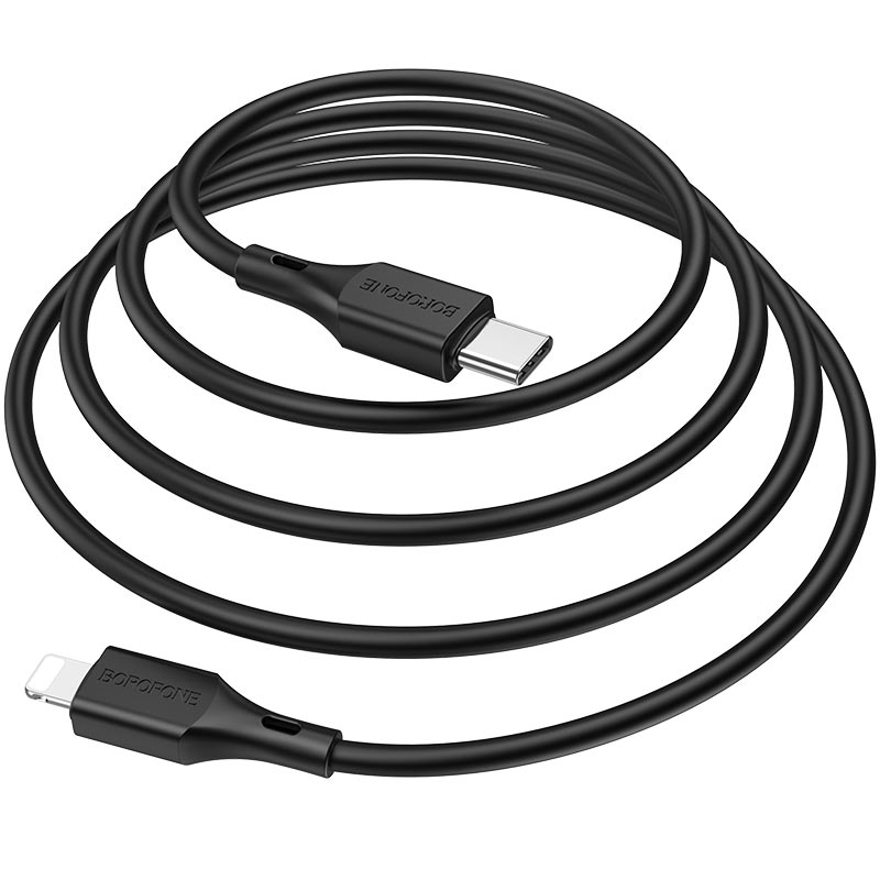 USB kabelis Borofone BX49 PD Type-C į Lightning 1.0m juodas