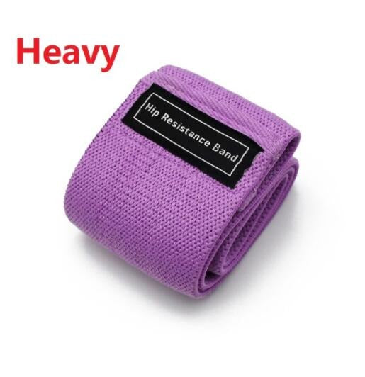 Pasipriešinimo gumų rinkinys FA004 violetinė-rožinė-žalia