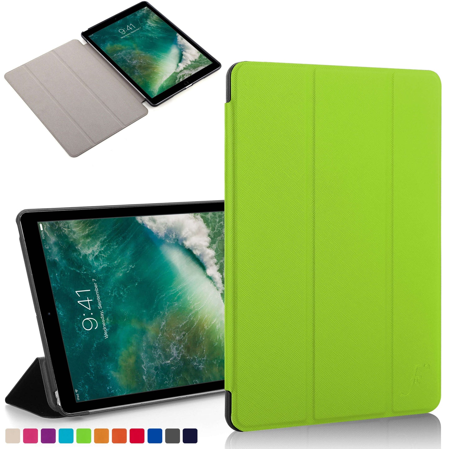 Dėklas Smart Leather Huawei MediaPad T5 10.1 šviesiai žalias