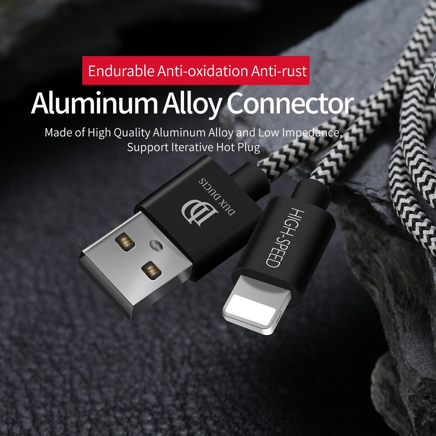 USB kabelis Dux Ducis K-ONE Lightning FastCharging 2.0m