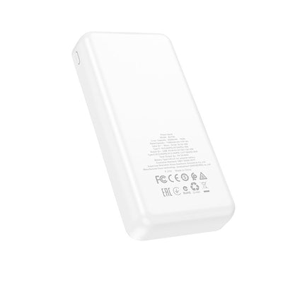 Išorinė baterija Power Bank Borofone BJ19A Type-C PD 20W+Quick Charge 3.0 20000mAh balta