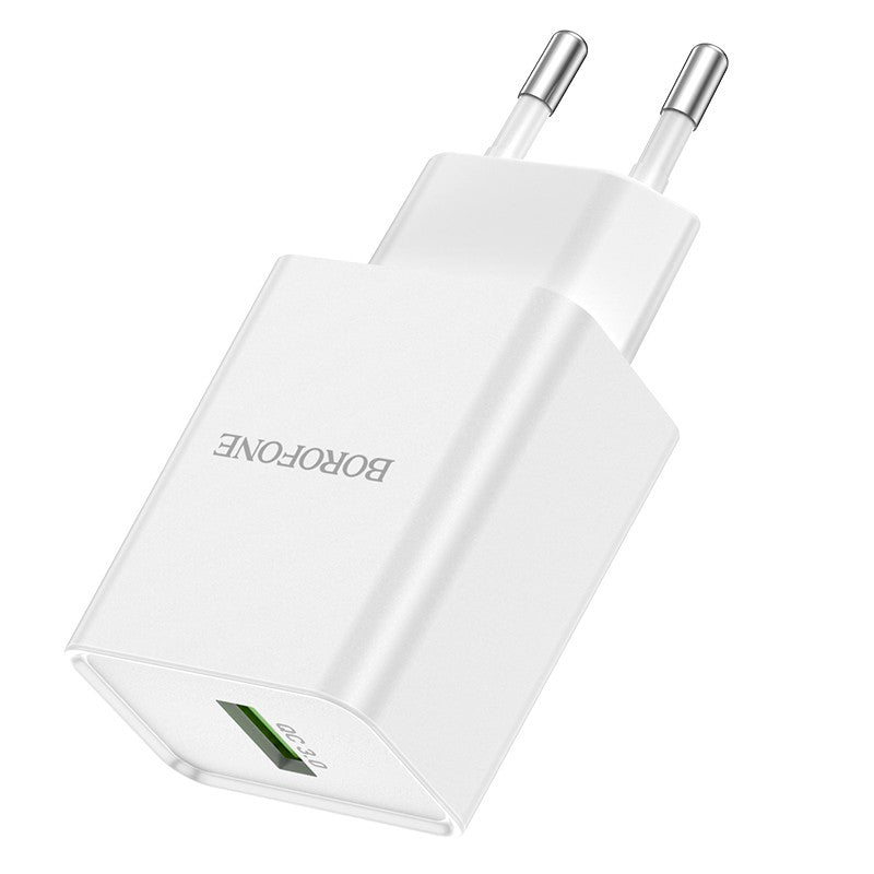 Įkroviklis Borofone BN5 QC 3.0 18W, baltas