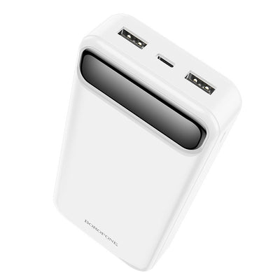 Išorinė baterija Power Bank Borofone BJ14A 2xUSB 20000mAh balta