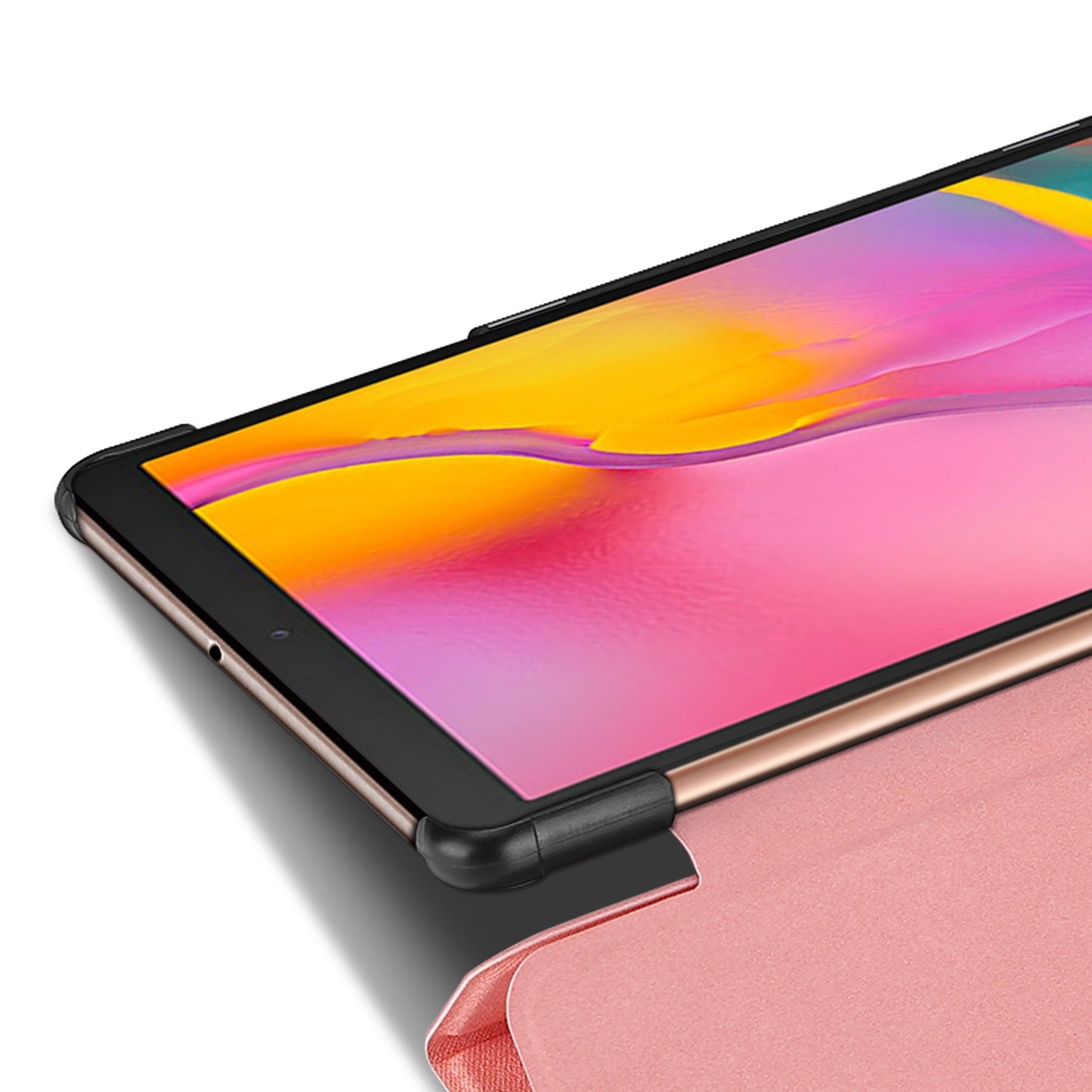 Dėklas Dux Ducis Domo Samsung X200/X205 Tab A8 10.5 2021 rožinis