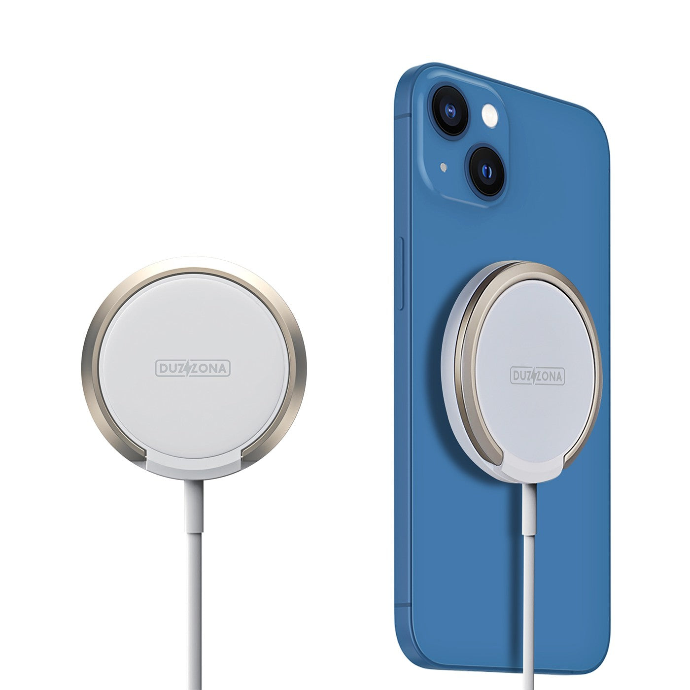 Įkroviklis belaidis DUZZONA W1 MagSafe 15W baltas