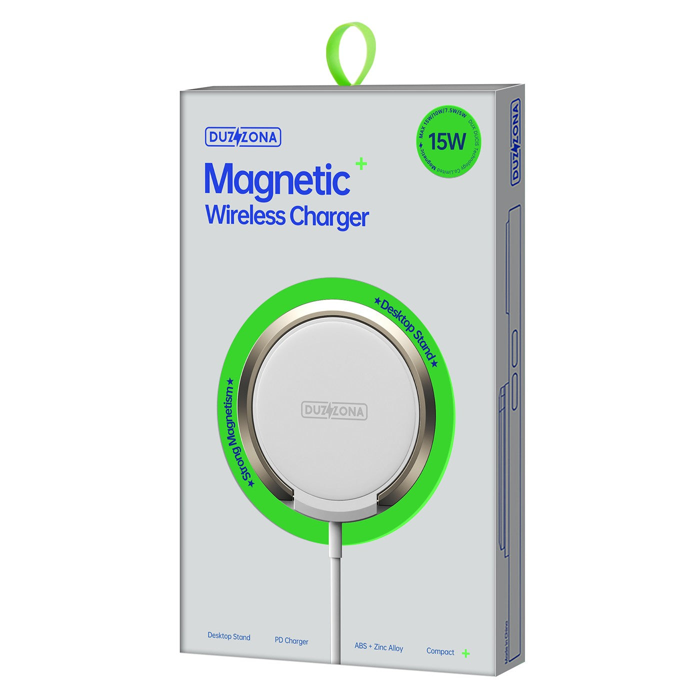 Įkroviklis belaidis DUZZONA W1 MagSafe 15W baltas