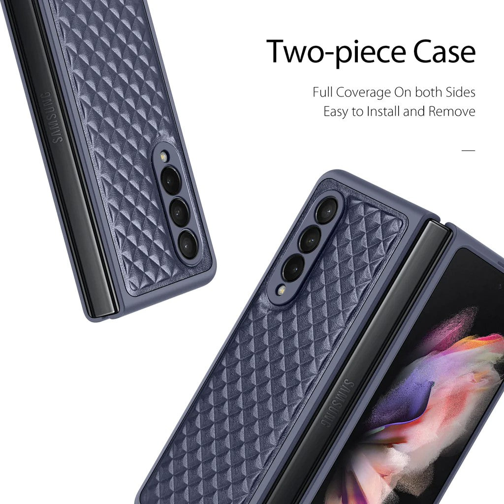 Dėklas Dux Ducis Venice Samsung F926 Z Fold3 5G mėlynas