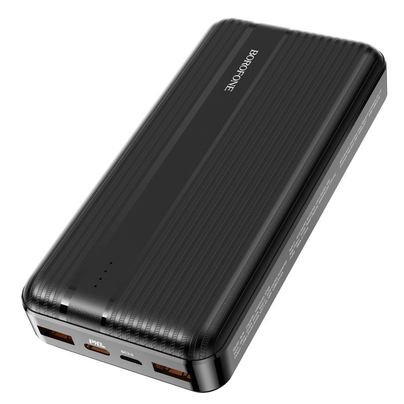 Išorinė baterija Power Bank Borofone BJ9A Type-C PD+Quick Charge 3.0 (3A) 20000mAh juoda