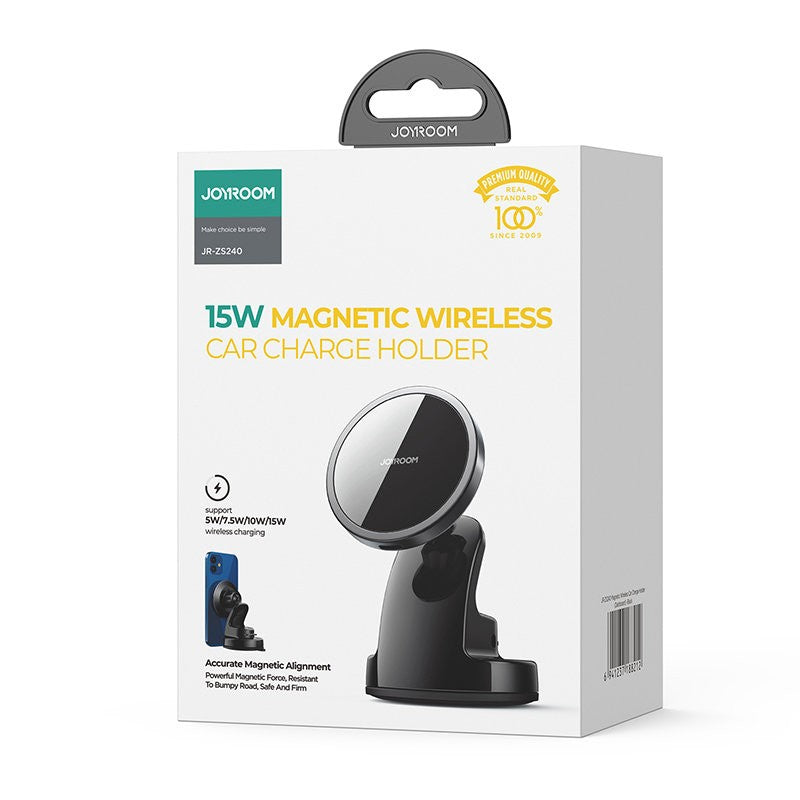 Automobilinis telefono laikiklis Joyroom JR-ZS240 15W MagSafe, tvirtinamas ant prietaisų skydelio
