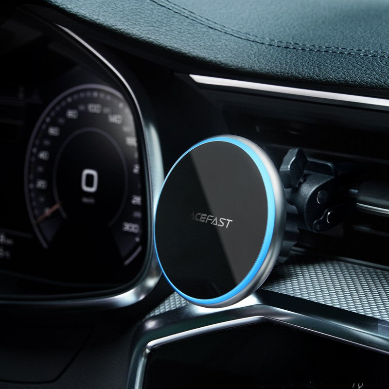 Įkroviklis-laikiklis magnetinis automobilinis Acefast D3 15W Magsafe, tvirtinamas ant ventiliacijos grotelių