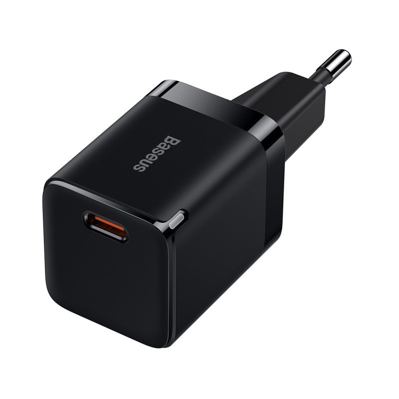 Įkroviklis Baseus GaN3 1C 30W juodas CCGN010101