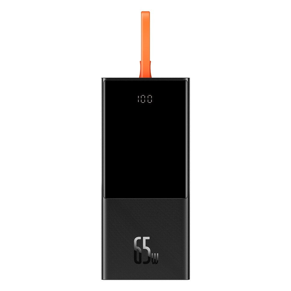 Išorinė baterija nešiojamiems kompiuteriams Power Bank Baseus Elf 65W 20000mAh juoda PPJL000001