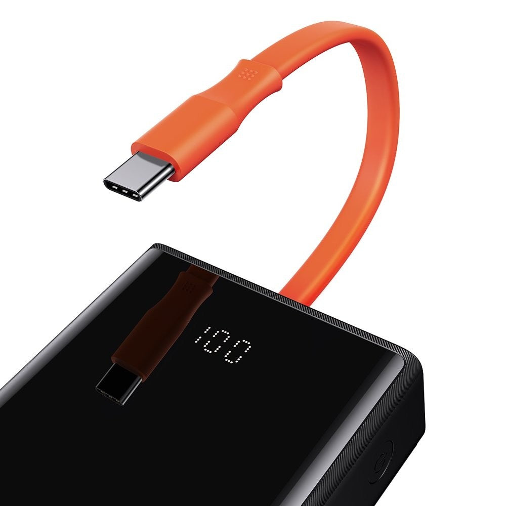 Išorinė baterija nešiojamiems kompiuteriams Power Bank Baseus Elf 65W 20000mAh juoda PPJL000001