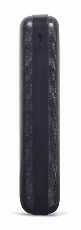 Išorinė baterija Power Bank Gembird PB20-02 20000mAh juoda