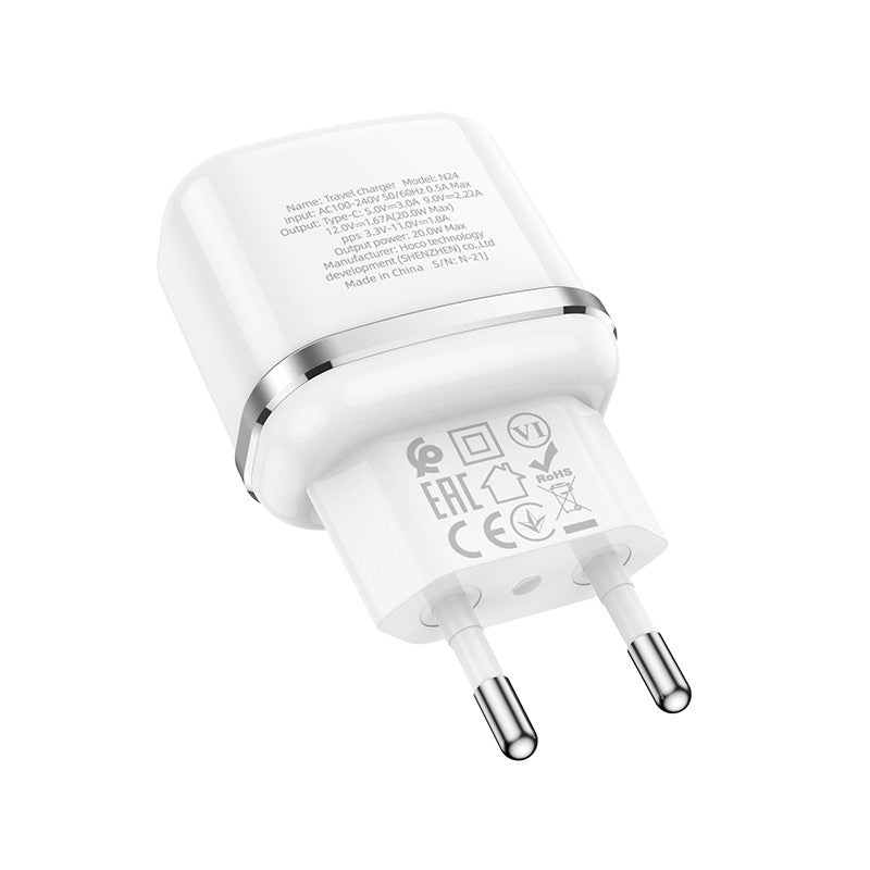 Įkroviklis Hoco N24 PD20W baltas