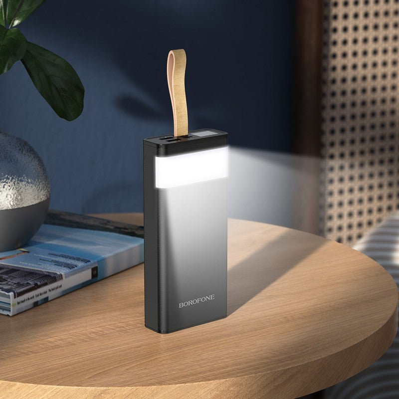 Išorinė baterija Power Bank Borofone BJ18 2xUSB 20000mAh juoda
