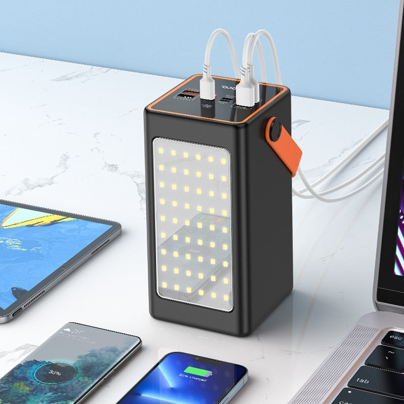 Išorinė baterija Power Bank Hoco J107 Super 22.5W 90000mAh juoda