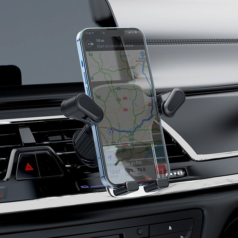 Automobilinis telefono laikiklis Borofone BH86 tvirtinamas ant ventiliacijos grotelių