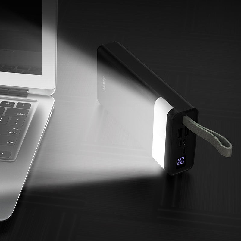 Išorinė baterija Power Bank Hoco J73 2A 30000mAh balta