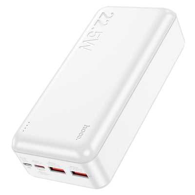 Išorinė baterija Power Bank Hoco J101B PD 20W+Quick Charge 3.0 22.5W 30000mAh baltas