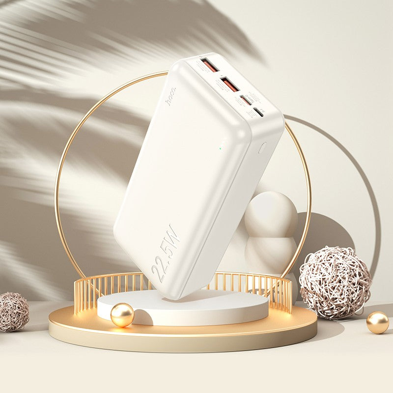 Išorinė baterija Power Bank Hoco J101B PD 20W+Quick Charge 3.0 22.5W 30000mAh baltas