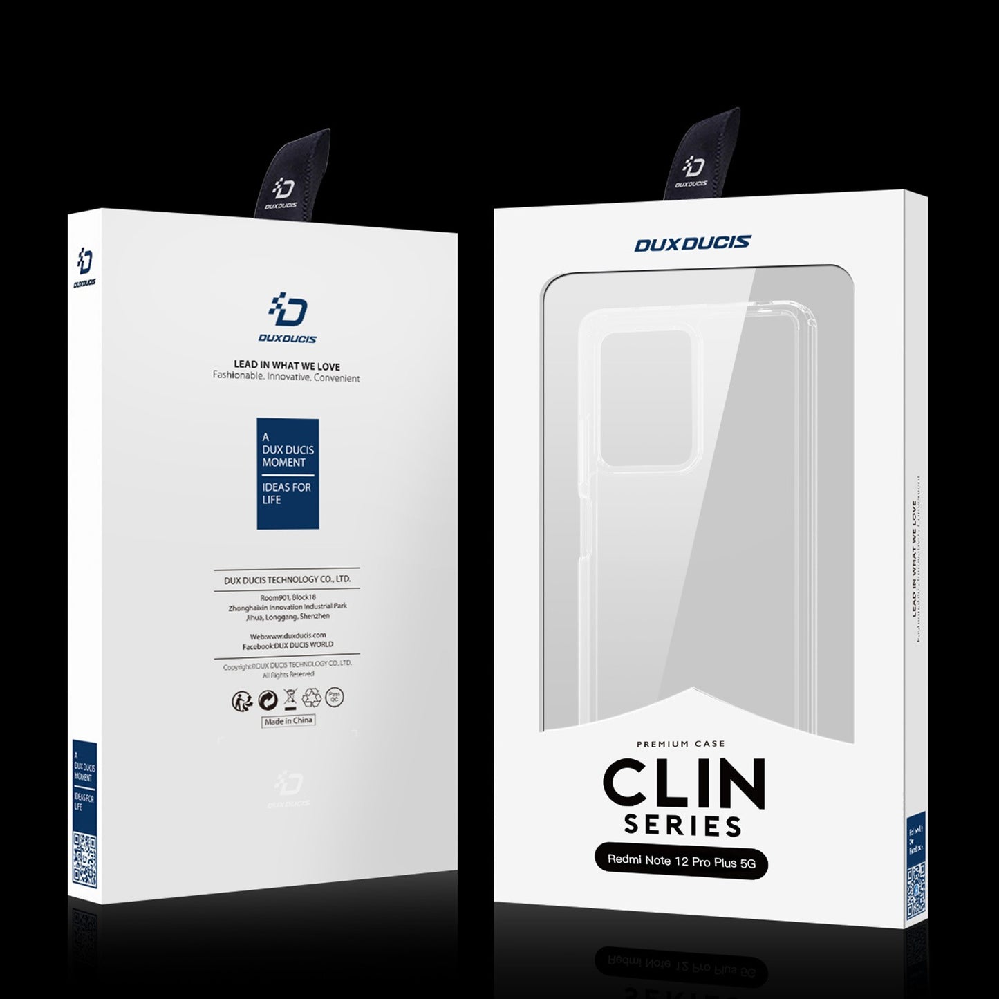 Dėklas Dux Ducis Clin Xiaomi Redmi Note 12 Pro+ 5G skaidrus