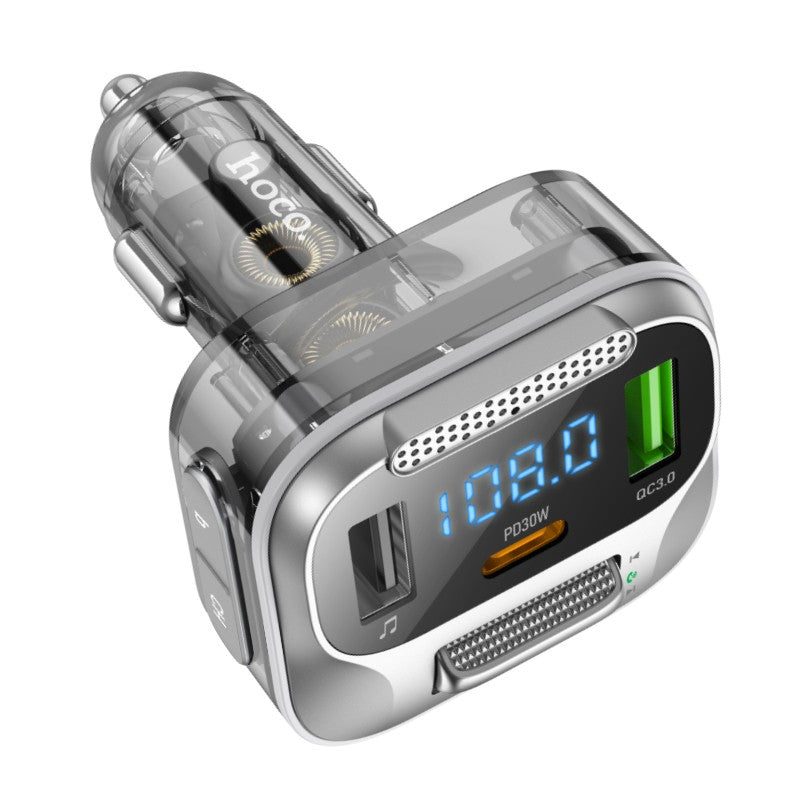 FM bangų moduliatorius Hoco E75 PD30W+QC3.0 juodas