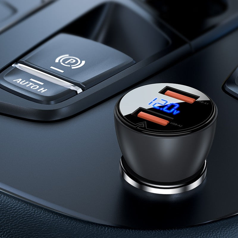 Automobilinis įkroviklis Acefast B7 45W 2xUSB-A juodas