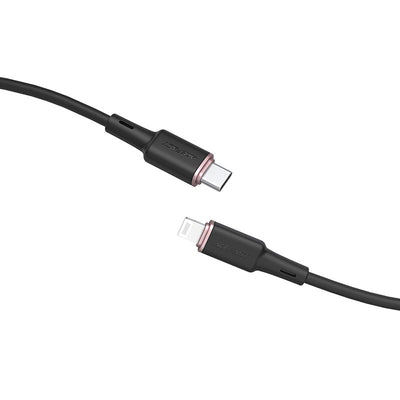USB kabelis Acefast C2-01 MFi PD30W USB-C to Lightning 1.2m juodas