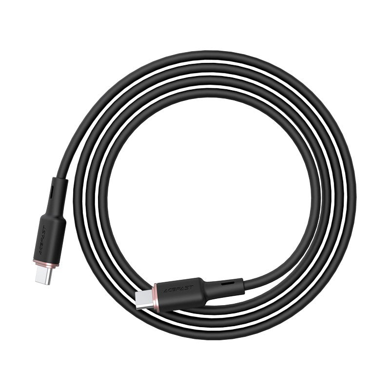 USB kabelis Acefast C2-03 60W USB-C to USB-C 1.2m juodas