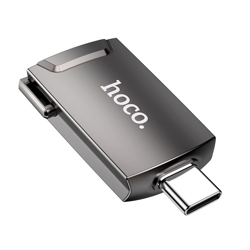 Adapteris Hoco UA19 Type-C to HDMI pilkas
