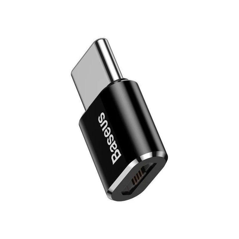 Adapteris Baseus MicroUSB to Type-C OTG juodas CAMOTG-01
