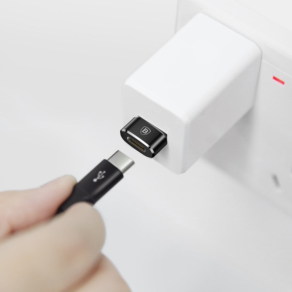 Adapteris Baseus Type-C to USB-A juodas CAAOTG-01