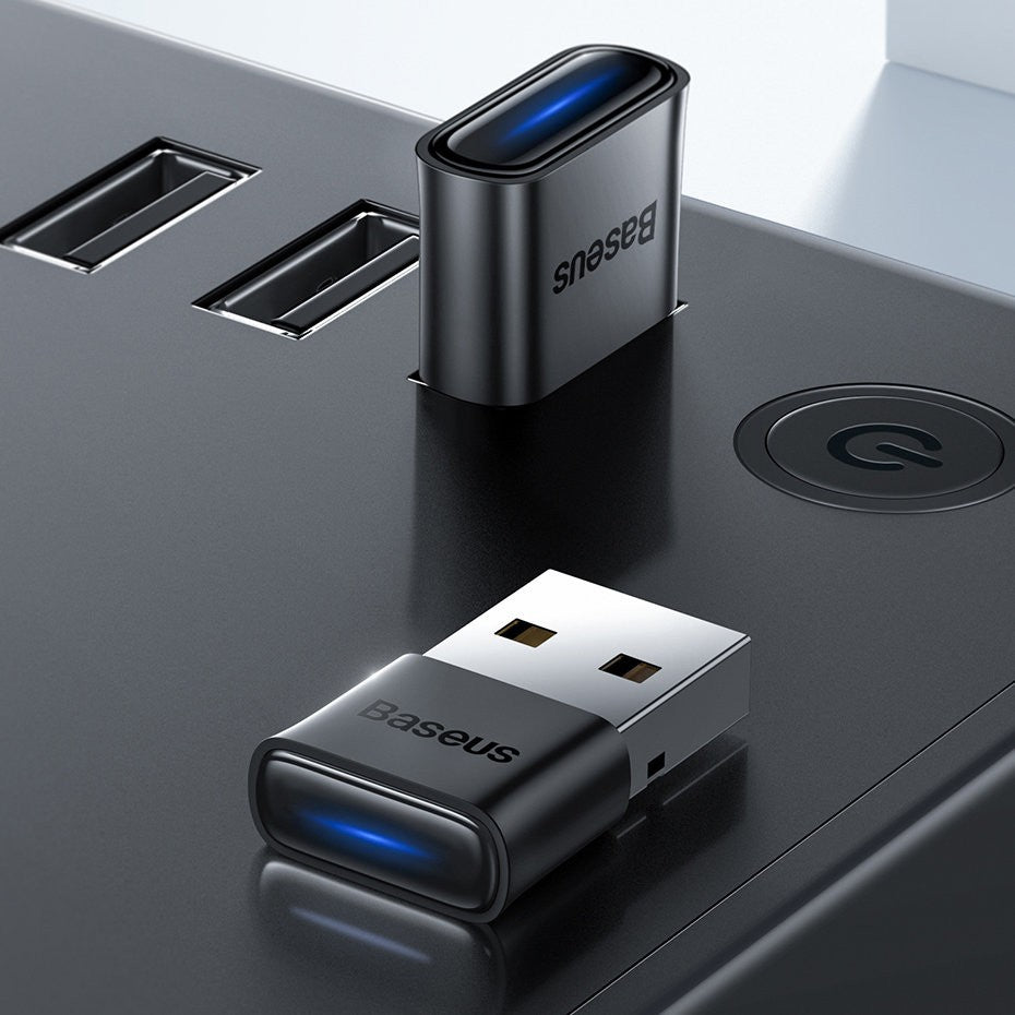 Bluetooth adapteris Baseus BA04 Bluetooth 5.0 juodas ZJBA000001
