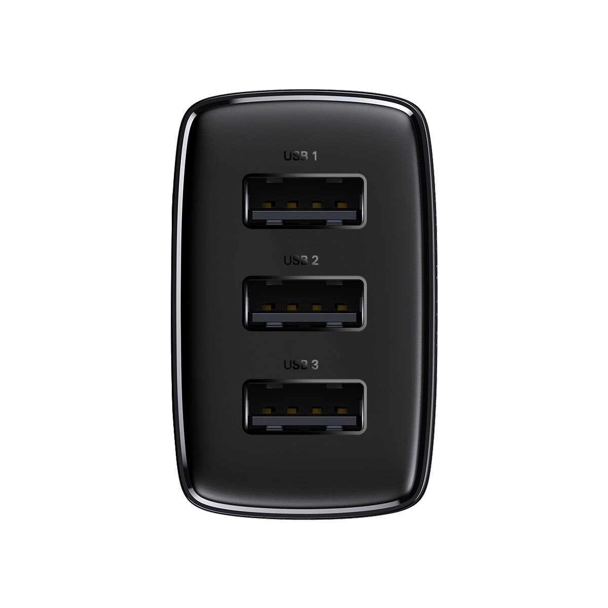Įkroviklis Baseus Compact Charger 3U 17W 3xUSB juodas CCXJ020101