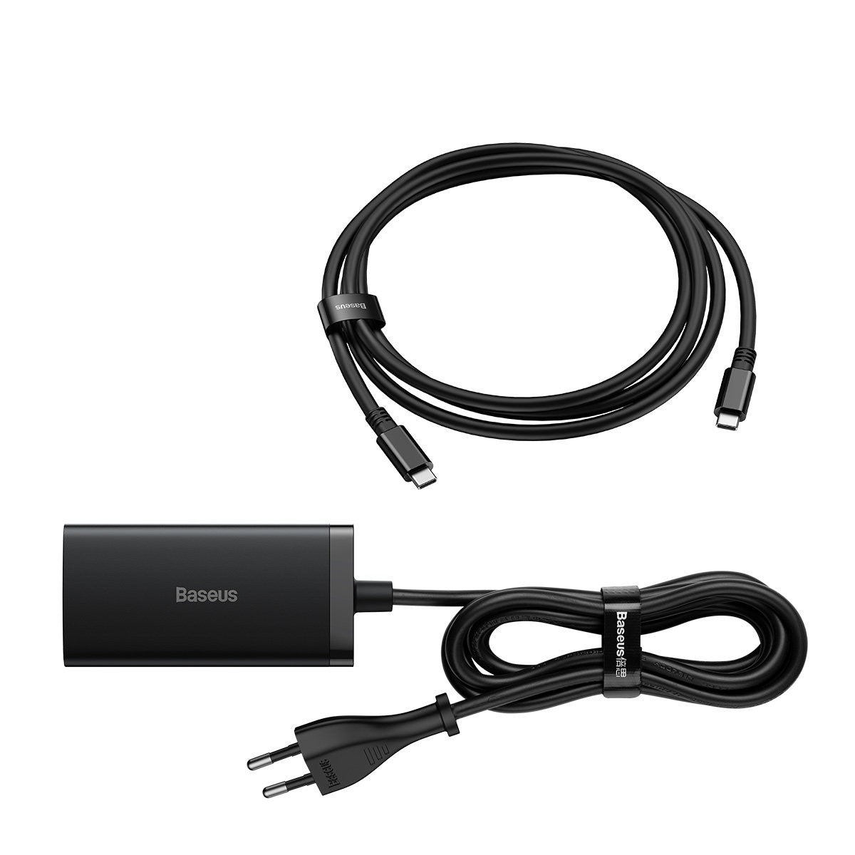 Įkroviklis Baseus GaN5 Pro 2xType-C/USB/HDMI 67W juodas CCGP110201