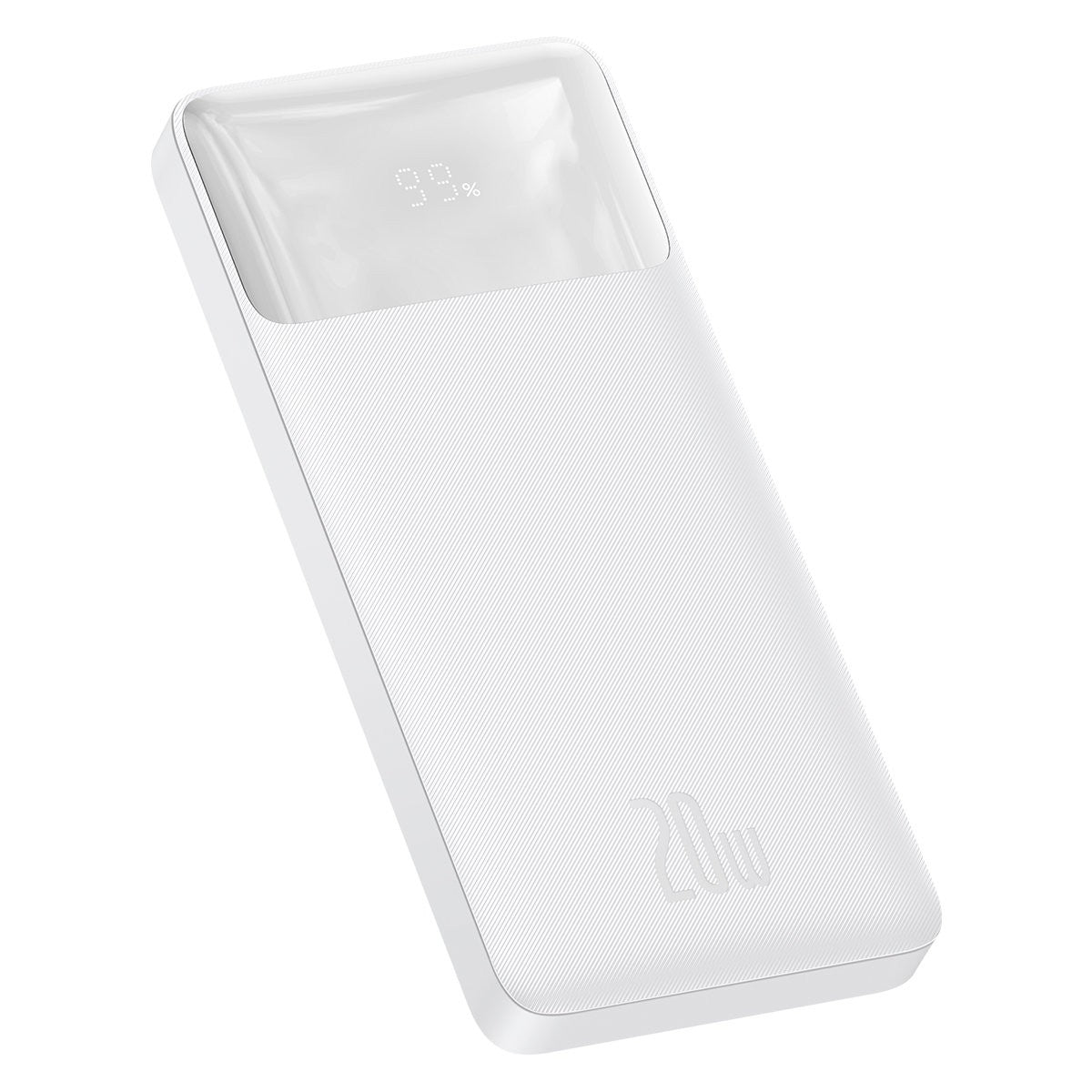 Išorinė baterija Power Bank Baseus Bipow 20W 10000mAh + MicroUSB 0.25m balta PPBD050502
