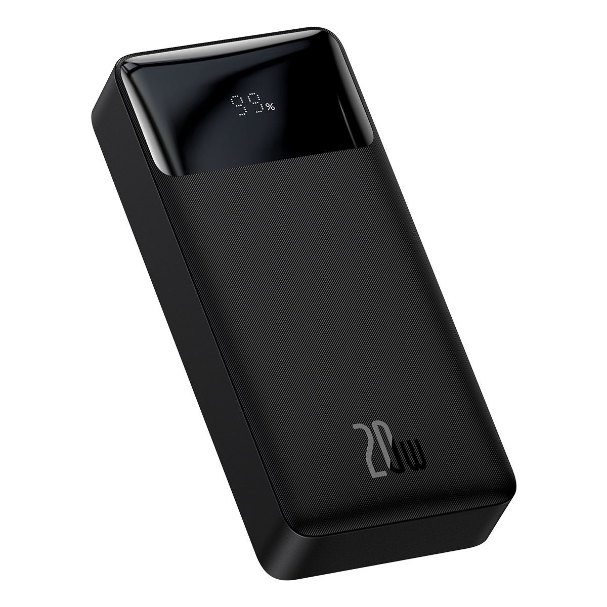 Išorinė baterija Power Bank Baseus Bipow 20W 20000mAh + MicroUSB 0.25m juoda PPBD050501