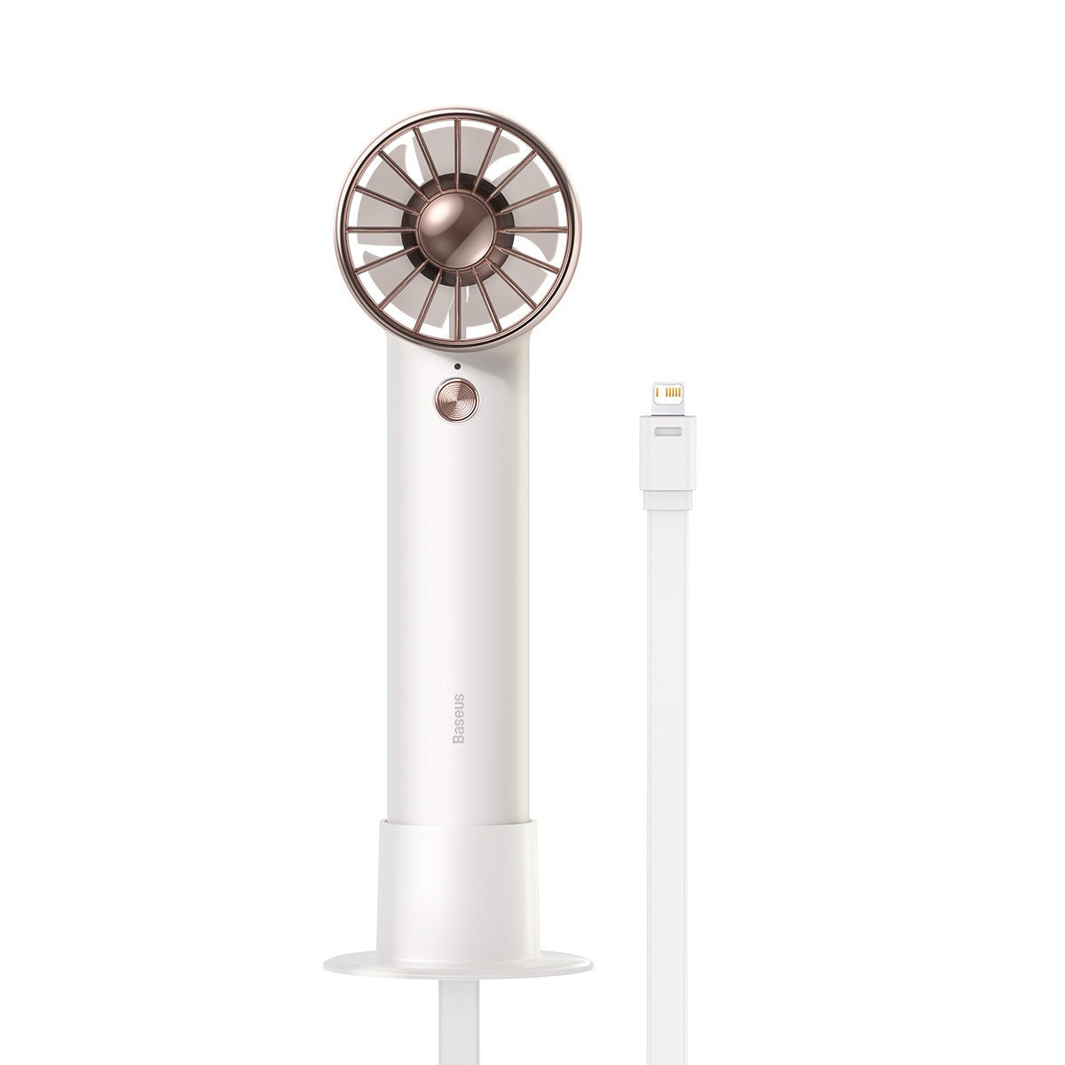 Stalinis ventiliatorius Baseus Flyer Turbine 4000mAh + Lightning 0.2m baltas ACFX010002