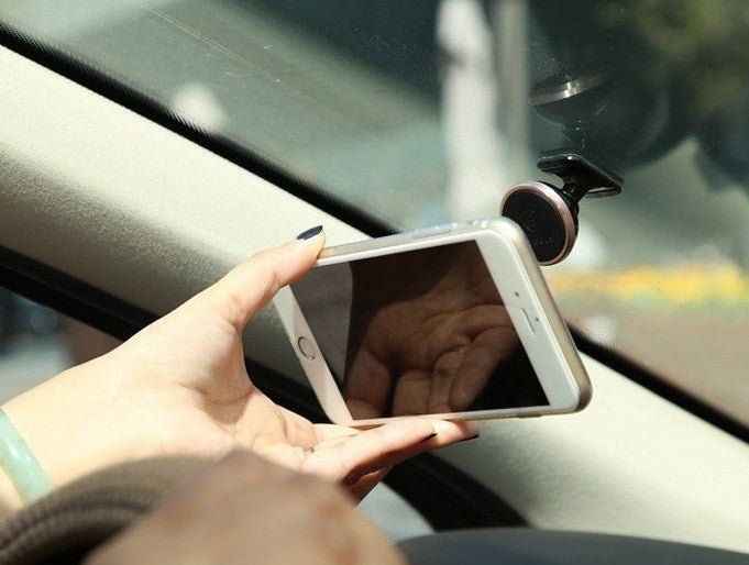 Telefono laikiklis Baseus 360° Rotation Magnetic Mount sidabrinis SUGENT-NT0S