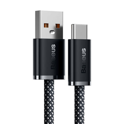 USB kabelis Baseus Dynamic 100W USB-A to Type-C 1.0m pilkas CALD000616