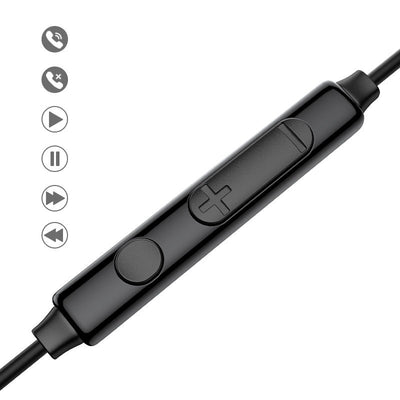 Ausinės Joyroom JR-EC04 Type-C juodos