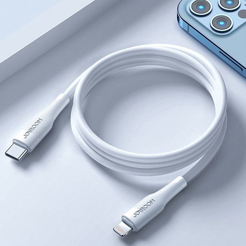 USB kabelis Joyroom S-1224M3 Type-C to Lightning 20W 1.2m baltas