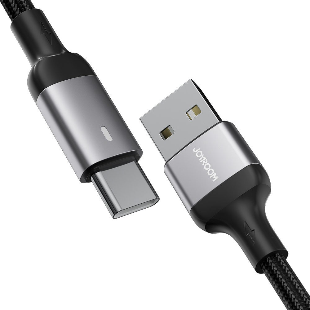 USB kabelis Joyroom S-UC027A10 USB to Type-C 3A 1.2m juodas