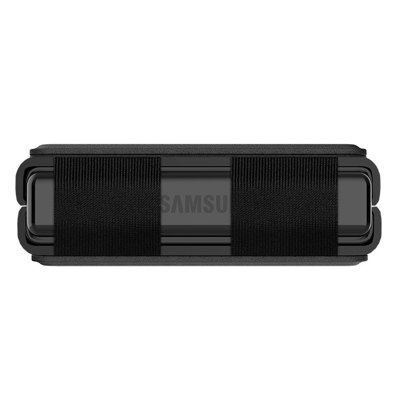 Dėklas Nillkin Qin Leather (Plain Leather) Samsung F711 Z Flip3 5G juodas